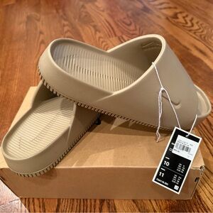 BMWT Nike Tan Slide Sandals